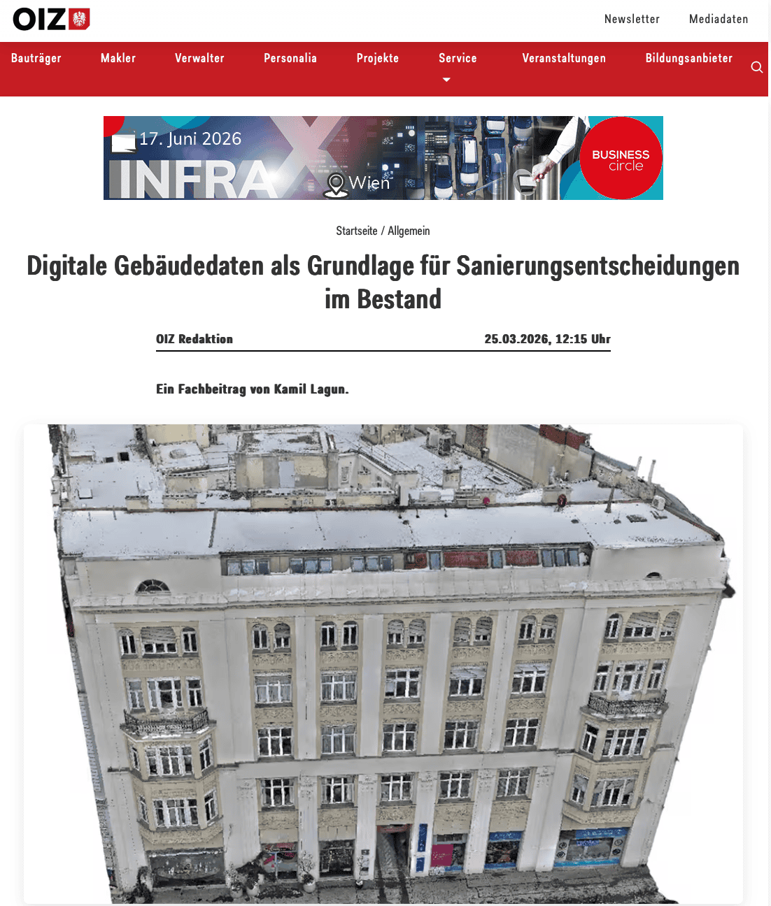 Digitale Gebäudedaten als Grundlage AeroSurvey Kamil Lagun