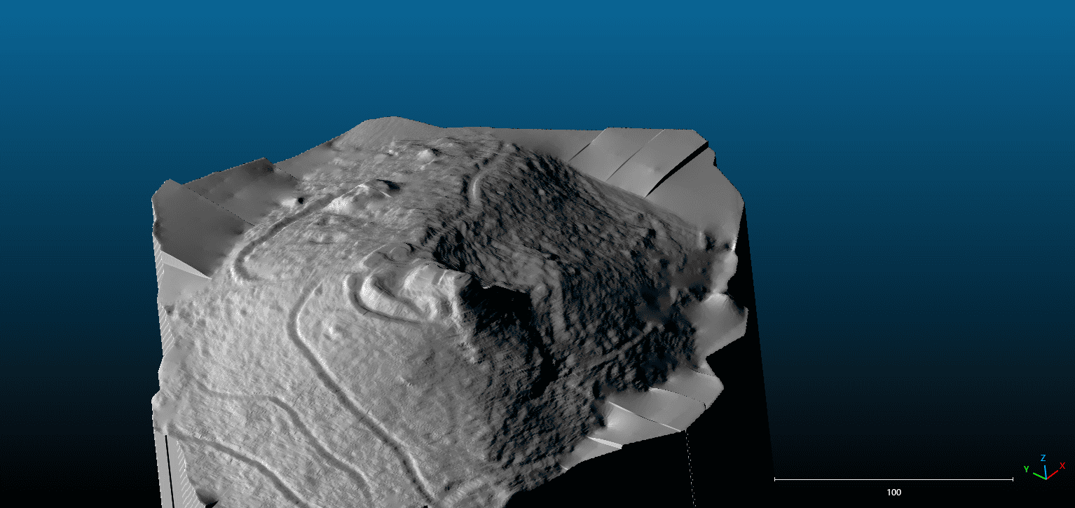 Digitales Geländemodell AeroSurvey Kamil Lagun