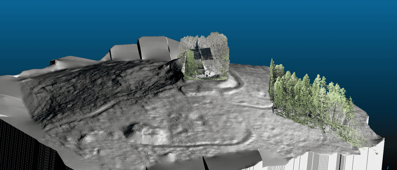 Digitales Geländemodell AeroSurvey Kamil Lagun